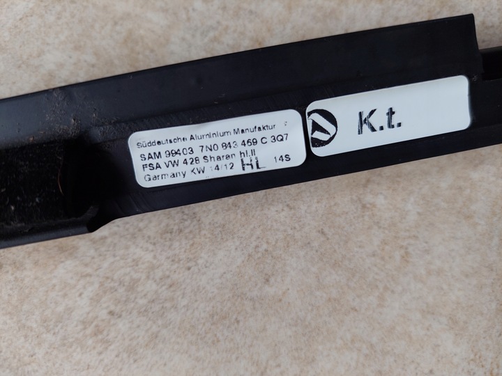 фото №8, Планка накладка - vw sharan ii seat alhambra ii