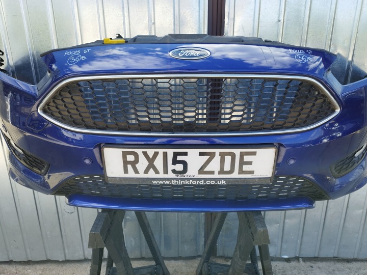 фото №7, Бампер перед pdc датчики ford focus mk3 iii st-line рестайлинг 2014-2018 цвет hf