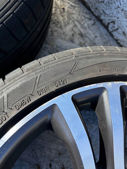 фото №14, Tiguan 5n рестайлінг диски  алюмінієві диски диски 19" dunlop шини 255/40/19 літні