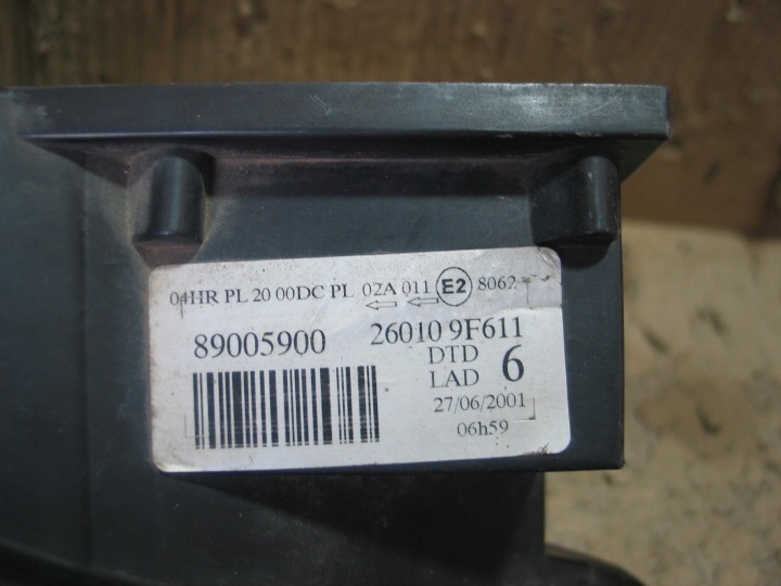 фото №15, Фара ксенон правое перед nissan primera p11 рестайлинг 99-01r. 89005900 европа