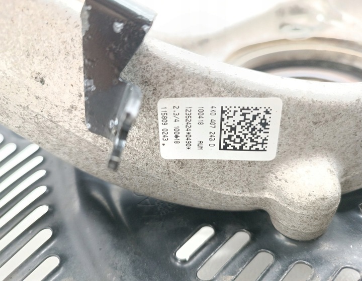 фото №7, Поворотна опора ступиця правий права перед audi a7 c8 3.0 tdi 4k 4k0407241d