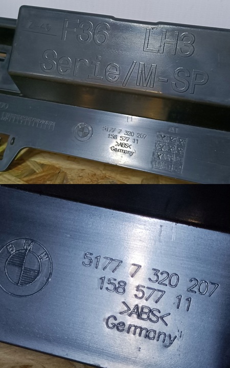 фото №7, Bmw 4 f36 f36n ковзун кріплення кронштейн порога лівого 51777320207