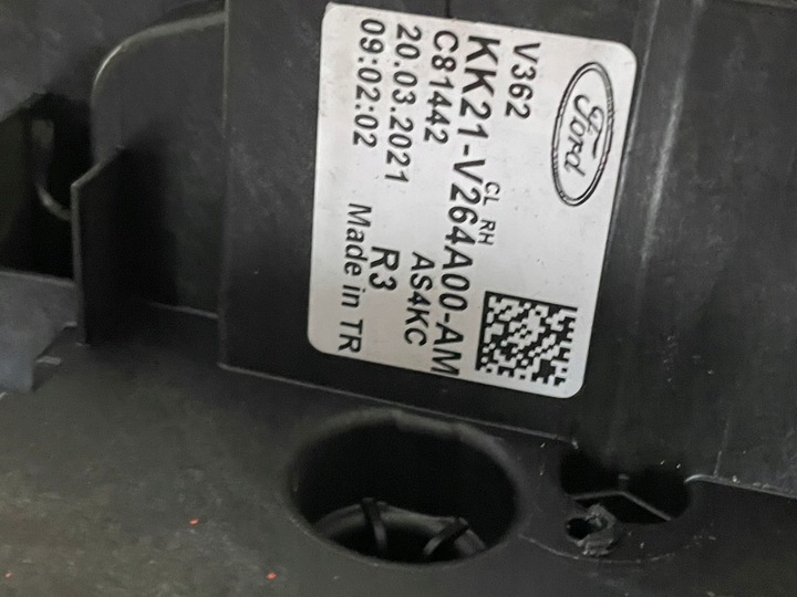 фото №3, Замок двері зсувні праві ford transit custom mk8 рестайлінг 21r