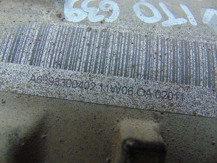 фото №13, Міст диференціал mercedes vito 639 рестайлінг 2.2 4x4 автомат a6393300402