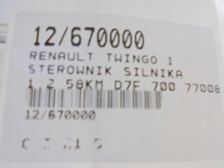 фото №6, Twingo i компьютер 7700868295 1,2 7700103967