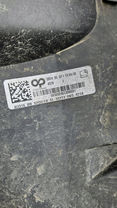 фото №10, Audi q4 sportback e-tron дифузор спойлер накладка бампера заднього зад