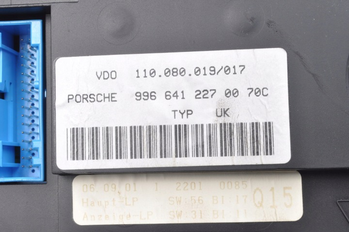 фото №8, Porsche 911 996 3.6 carrera спідометр  прилади uk 99664122700