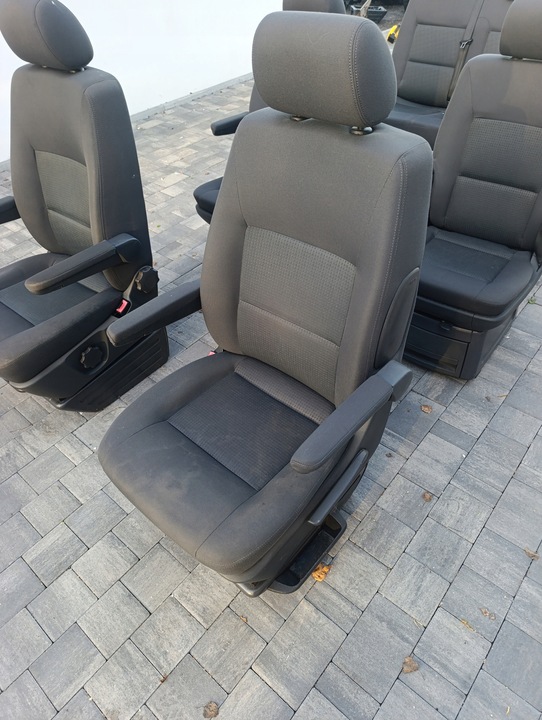 фото №8, Vw t5 t6 multivan сидіння передні перед з podłokietnikami антрацит