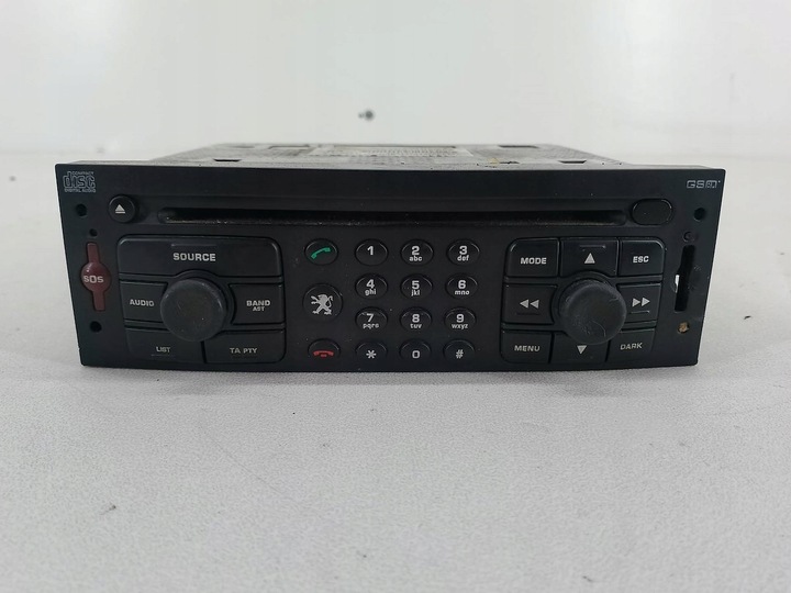 фото №1, Радио peugeot 307 cc 96590499xt rt3-3n-06