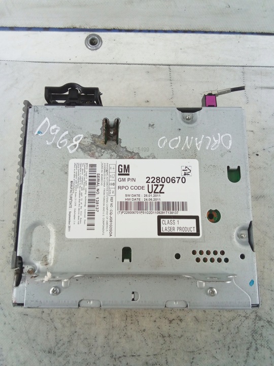 фото №2, D968 радіо orlando 22800670