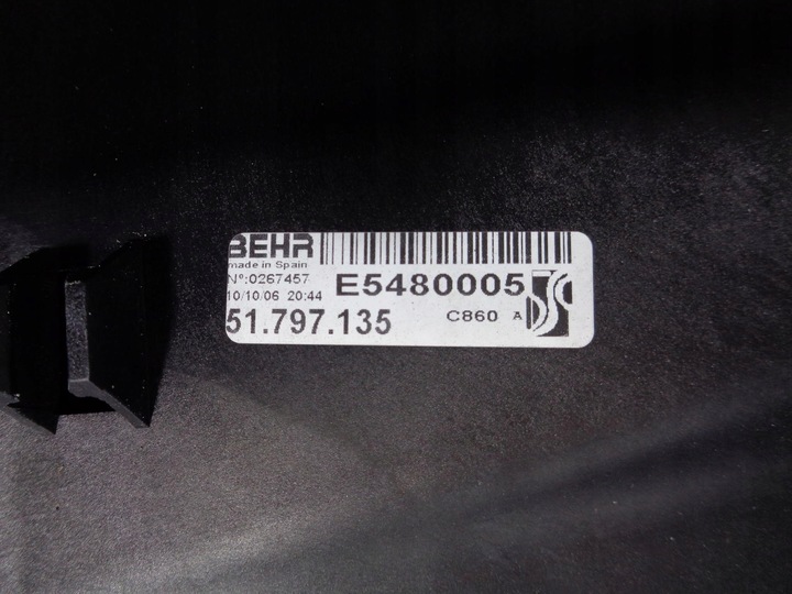 фото №3, Радиатор вентилятор fiat grande punto evo 1.2 1.4