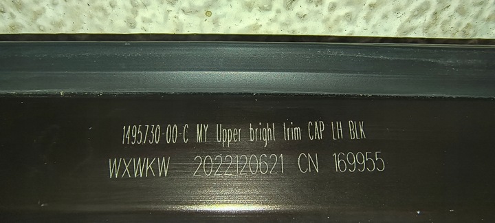 фото №15, Планка дахова бокова ліва tesla модель y