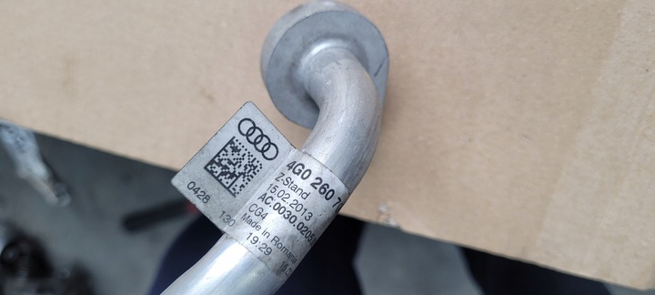 фото №7, S6 c7 4g рестайлинг шланг кондиционера 4.0 tfsi 4g0260707cd s7 4g