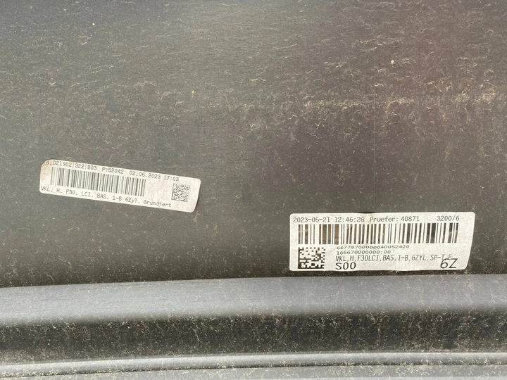 фото №9, Bmw 3 f30 lci комплектний бампер зад pdc a83