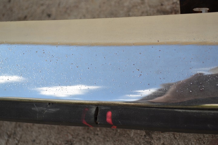 фото №5, Fiat 125p бампер задній зад хром