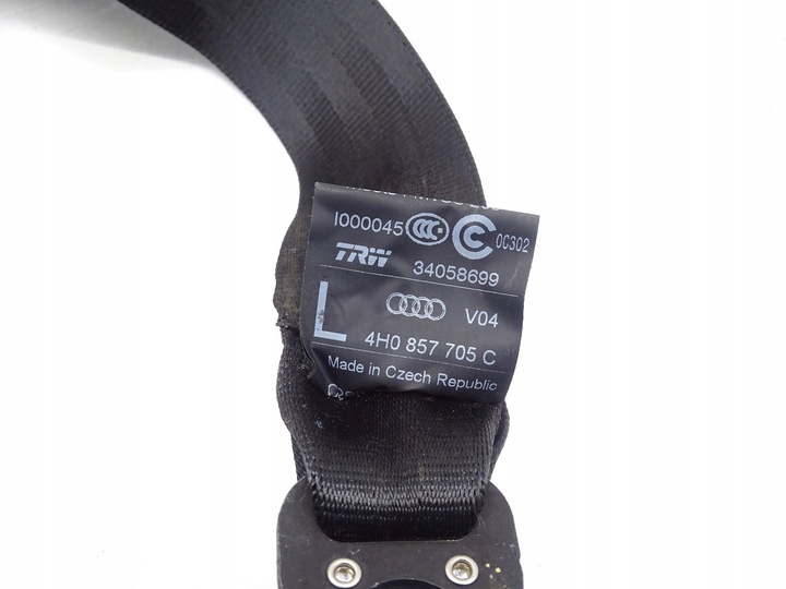 фото №3, Pas безпеки лівий перед переднє водія audi s8 a8 d4 4h0857705c