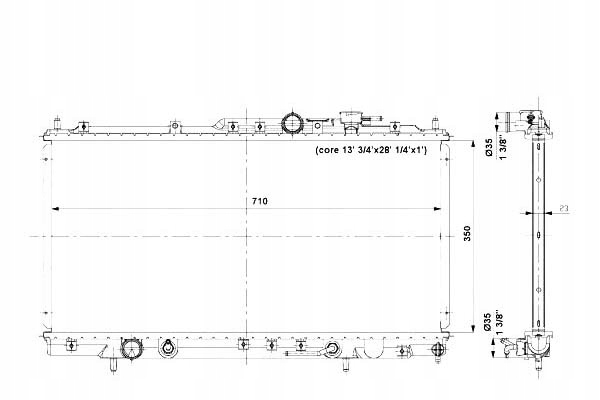 фото №2, Радиаторов двигателя nrf 68180