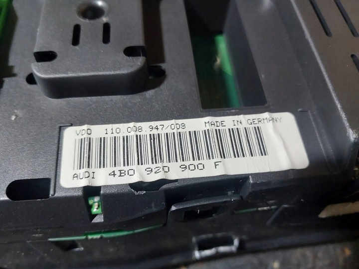 фото №8, Спідометр  / спідометр audi a6 c5 4b 1.9tdi 4b0920900f