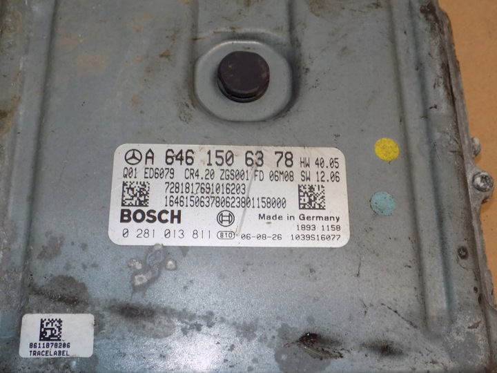 фото №8, Компьютер блок управления sprinter a6461506378 0281013811