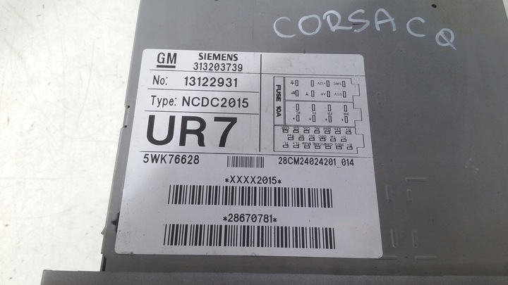 фото №14, Радио siemens ncdc 2015 cd навигация vectra c