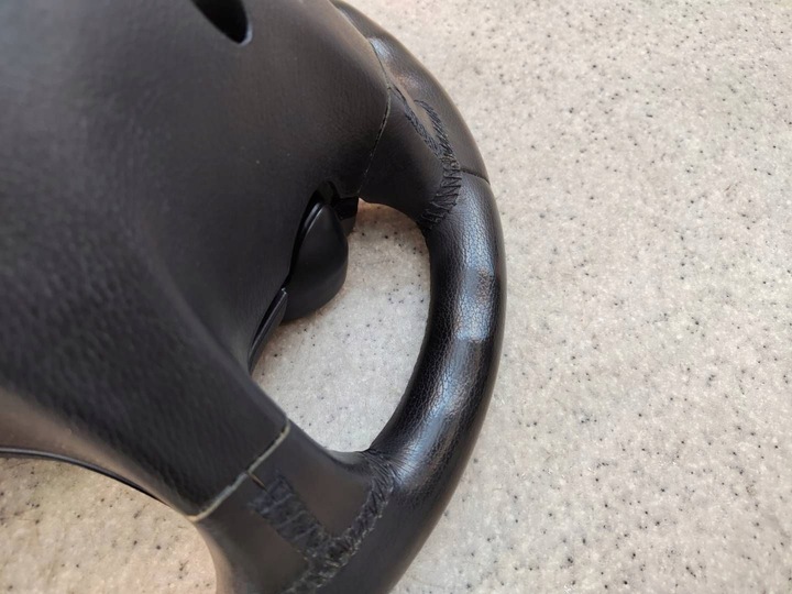 фото №11, Руль кожа кожаный mercedes sl r230 w230 подушка комплект