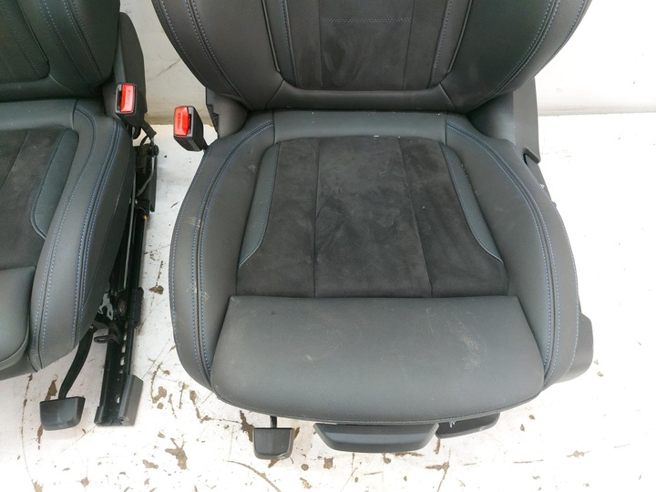 фото №9, Bmw i4 g26 4 гран купе, 2023 сиденья диван кожаные алькантара перед зад