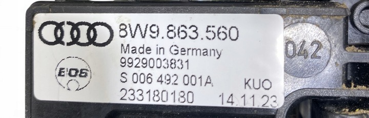 фото №15, Audi a4 s4 b9 8w моторчик шторы стёкла задней