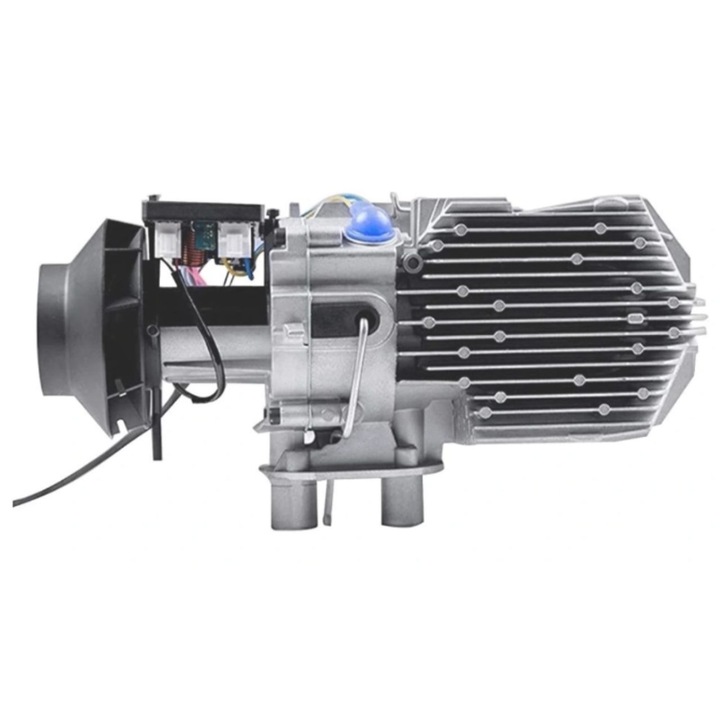 фото №10, Обігрів стояночний 5kw 24v дизель lcd fdik обігрівач масляна з повітродувка