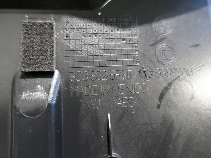 фото №10, Vw beetle 5c3 cabrio windshot windschott ветрозащитный экран полка крепление оригинал