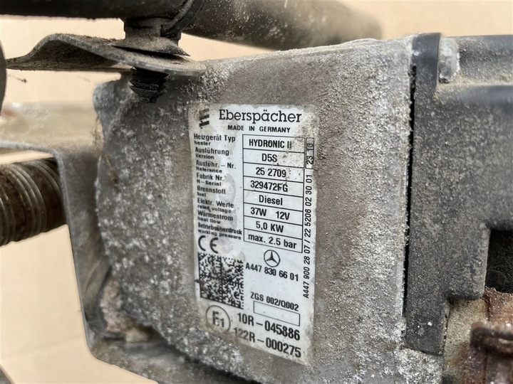 фото №8, Вебасто обігрів стояночний mokre hydronic mercedes vito w447 w 447