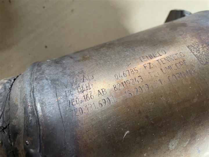 фото №6, Катализатор dpf fap 7e0166ab 7e0131690l vw t6 2.0 tsi cjk 15-20r