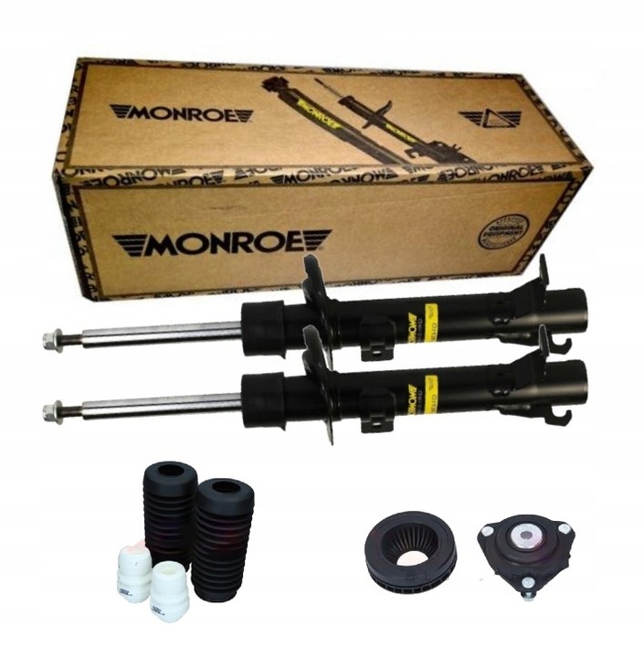 фото №1, Амортизатори monroe перед набір відбійники кронштейни ford fiesta 5 jh,jd