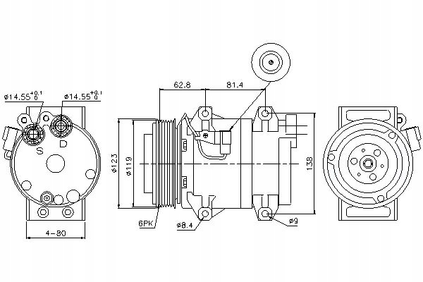 фото №12, Nissens 89070 компресор, кондиціонер