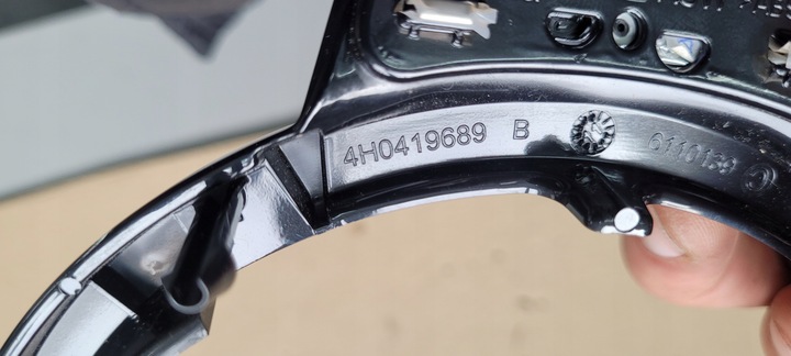 фото №12, A6 c7 4g рамка руль защита чёрная sline 4h0919689b a7 4g