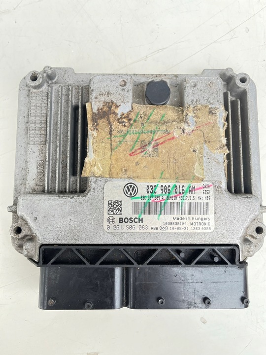 фото №1, Volkswagen 1.4 tsi блок управления двигателя 03c906016am