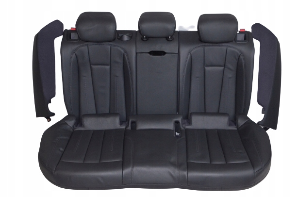 фото №6, Audi a4 8w чёрная кожа комплект сидений обшивки