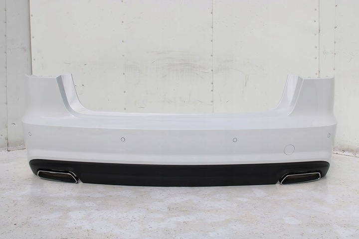 фото №8, Audi a6 sedan зад бампер задний крышка багажника 4g 4g5 лампы 2y2y ls9r белый