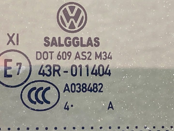 фото №3, Скло кузовна права vw passat b8 універсал as2