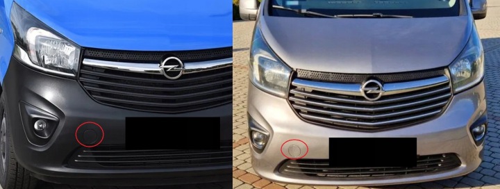 фото №12, Opel vivaro b ii 2014-2018 заглушка фаркоп перед gm оригинал