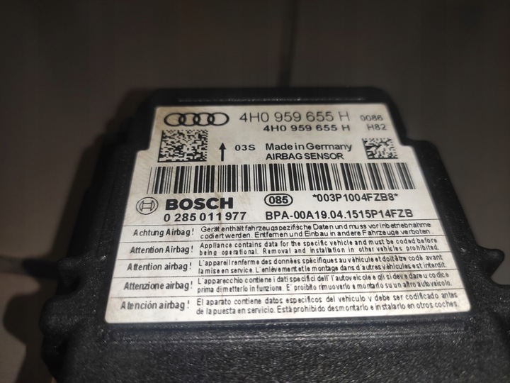 фото №9, Audi a7 4g 4g8 рестайлінг a6 c7 s7 модуль подушка безпеки подушок оригінал справний