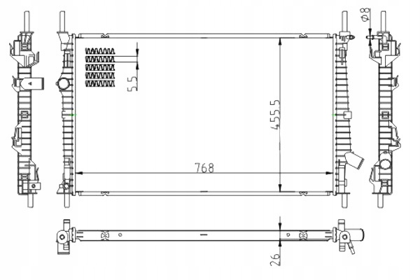 фото №2, Радіаторів transit 13- hart
