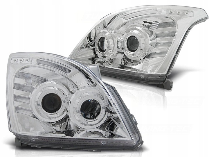 фото №1, Лампи toyota land cruiser 120 03-09 кільця led хром