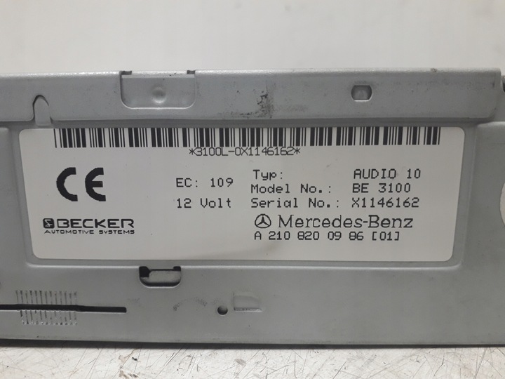 фото №8, Mercedes c-klasa w202 93-01 радіопрогравач a2108200986