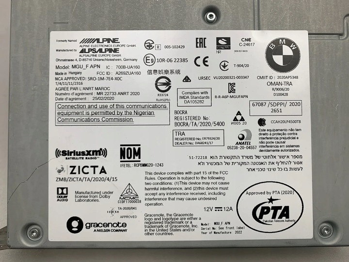 фото №5, Bmw f40 f44 g20 модуль радіо навігація mgu 5a5efa3
