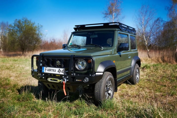 фото №7, Бампер стальной передний з bullbarem suzuki jimny od 2018 - бензин
