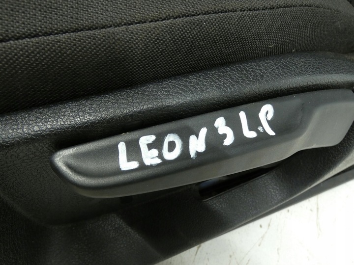 фото №9, Сиденье левый перед переднее водителя seat leon iii 5d 5 дверной тканевый