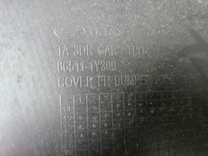 фото №15, Бампер kia picanto ii 2 11-14 3d перед переднє 3 двері