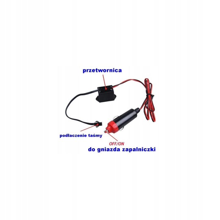 фото №7, Оптоволокно el wire лента led 2m 12v синий