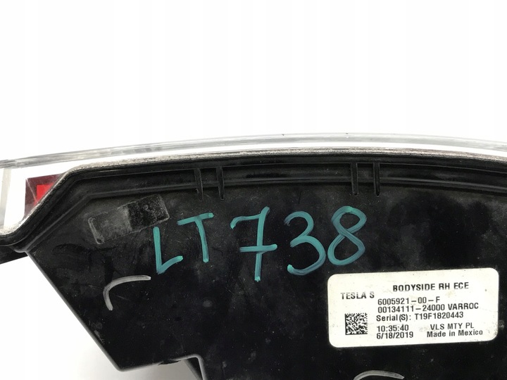 фото №10, Tesla s лампа задня права зад 6005921-00-f