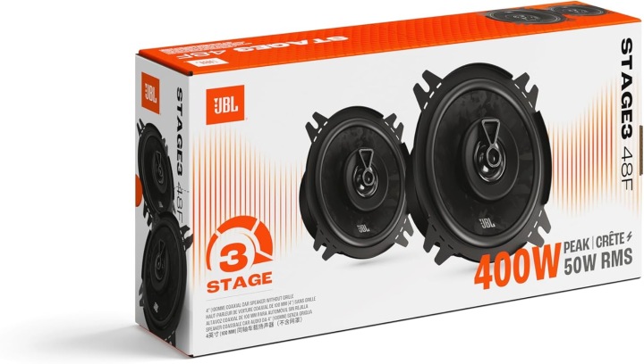 фото №9, Jbl stage3 прочный динамики 10cm 400w opel agila peugeot 107 206 saab 900